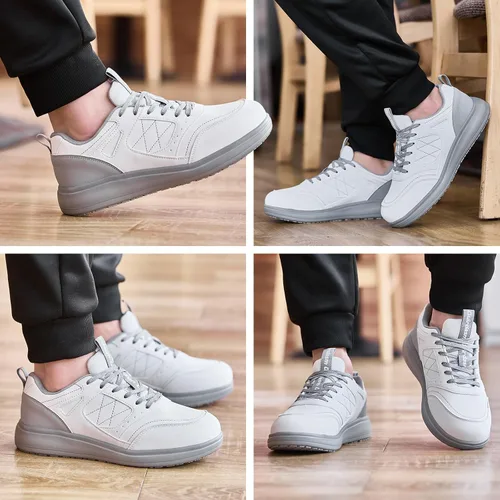 Miniatura 2 de Zapatos de trabajo antideslizantes para hombres, impermeables, resistentes al aceite, ligeros, duraderos, para cocina, restaurante, enfermería