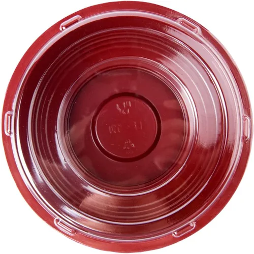 Miniatura 15 de Restaurantware Tazones de plástico para alimentos de 18 onzas, 200 recipientes desechables con tapa, aptos para Mircowave, sin BPA, cuencos