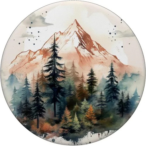 Miniatura 3 de Forest Lover Outdoor Nature Forest Ranger PopSockets PopGrip estándar