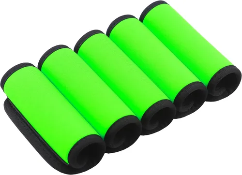 Gowraps Envolturas de neopreno para asa de equipaje de color brillante para viajes, etiquetas de equipaje Envolturas de mango Cubiertas de mango,