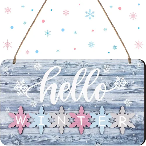 Miniatura 9 de Letrero de verano con texto en inglés «Hello Summer» para puerta delantera, decoración de bienvenida, letrero colgante para puerta de casa de campo
