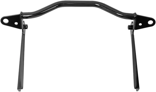 Miniatura 3 de Barra de soporte de luz de motocicleta, abrazadera de soporte de señal de giro para Harley Heritage Softail Fatboy 2002-2017, negro