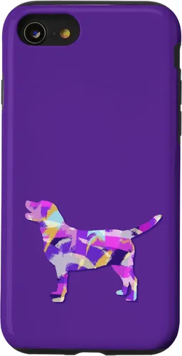 Miniatura 18 de Labrador Retriever Dog Silhouette Purple Pink Yellow Blue Case for iPhone 17
