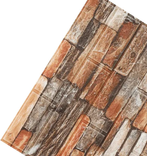 Miniatura 16 de ECYC Ltd Paneles de pared de espuma de ladrillo 3D de 13.78 x 30.31 x 0.18 pulgadas, paneles de papel tapiz de espuma autoadhesivos, calcomanías