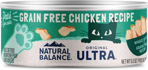 Miniatura 12 de Natural Balance Original Ultra - Alimento enlatado húmedo para gatos, receta de atún y camarones, 5.5 onzas (paquete de 24)