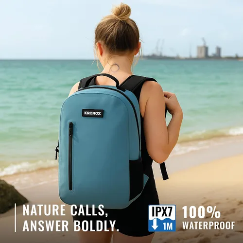 Miniatura 2 de KRONOX 30L Waterproof Backpack for Men – IPX7 Submersible Dry Bag, Lightweight & Durable for Travel, Motorcycle, Kayak