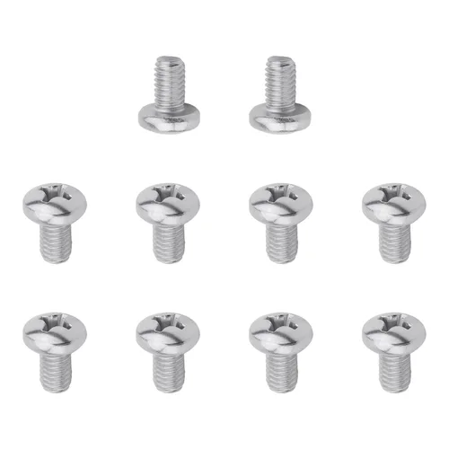 Miniatura 15 de MroMax 5 tornillos de máquina Phillips de cabeza plana M8 x 0.984 in, acero inoxidable 304 18-8, rosca completa, tornillos de cabeza cruzada gris