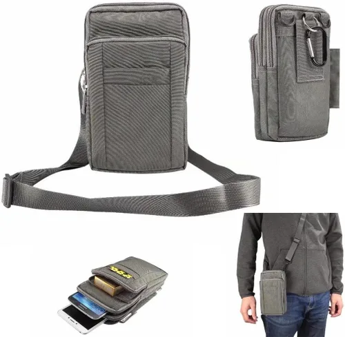 Miniatura 9 de Bolso cruzado universal para teléfono celular, bolsa de cinturón para deportes al aire libre, funda para llevar teléfono móvil, con correa
