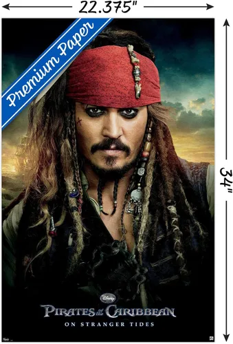 Miniatura 3 de Trends International Disney Pirates of the Caribbean: On Stranger Tides - Póster de pared de una hoja, 22.375 x 34 pulgadas, versión premium sin