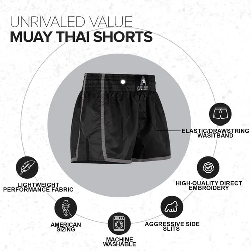 Miniatura 81 de Anthem Athletics Pantalones cortos de Muay Thai para hombre, pantalones cortos de Muay Thai para mujer - Kickboxing Short Boxing Trunks 5050 Classic
