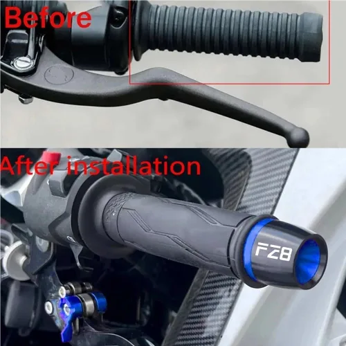 Miniatura 5 de Non-Slip Handlebar Grip Covers for FZ8 FZ8S FZ8N FZ 8S 8N FZ-8 2010-2018 Motorcycle Accessories Handlebar Grips Ends Handle Bar Cap End