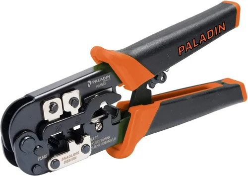 Miniatura 2 de Paladin Tools - Paquete de herramientas de red – Incluye crimpador de datos modular, cortador de cables/pelador, herramienta de perforación sin