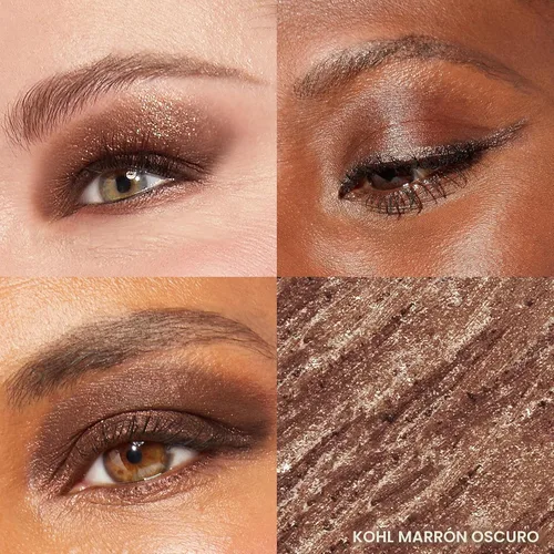 Miniatura 2 de LAURA GELLER NEW YORK Lápiz Delineador de Ojos Kajal Longwear Kohl con Cafeína, Maquillaje Suave y Mezclable, Marrón Oscuro