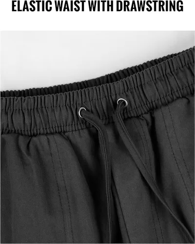 Miniatura 3 de Athlisan Pantalones cargo para mujer estilo casual cintura elástica pantalones de senderismo con bolsillos