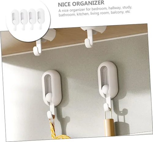 Miniatura 3 de 4 ganchos universales giratorios para toallas, gancho para toallas, colgador de pared, faroles, colgador de cocina, ganchos para colgar en la pared