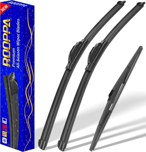 Miniatura 13 de 3 limpiaparabrisas de repuesto para Honda CRV 2002-2006, repuesto de equipo original, 21 pulgadas, 20 pulgadas, 10 pulgadas (juego de 3) gancho U/J