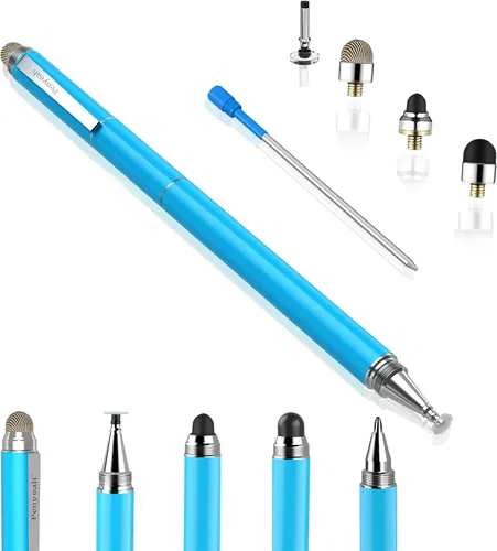 Miniatura 13 de Penyeah - Lápices capacitivos para pantallas táctiles - [4 en 1] Lápiz de pantalla táctil de alta sensibilidad y precisión con punta de disco, punta