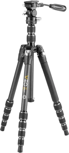 Miniatura 14 de Vanguard VEO3T204ABP Trípode de viaje de aluminio con cabeza de bola, mango extraíble y zapata rápida con soporte integrado para teléfono inteligente