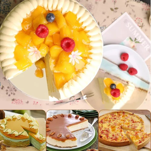 Miniatura 7 de Webake Springform - Molde para tartas de queso de 12 pulgadas, antiadherente con parte inferior extraíble, molde grande para hornear para Navidad