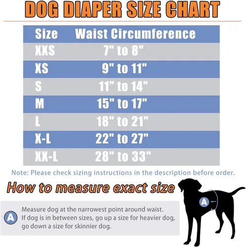 Miniatura 5 de Leekalos Pañales para perros machos (paquete de 3), bandas para el vientre altamente absorbentes para perros machos, envolturas lavables y A cuadros