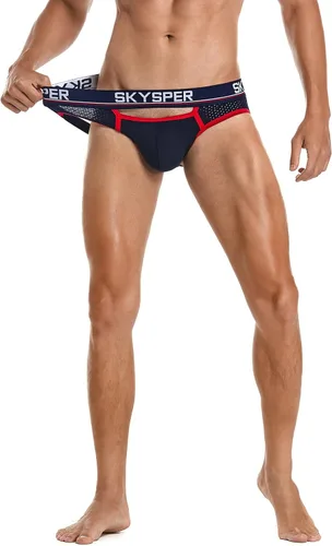 Miniatura 8 de SKYSPER Jock Strap Athletic Supporter para hombres Sexy Jockstrap Ropa interior masculina