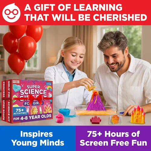 Miniatura 7 de Doctor Jupiter Juego de Regalo Super Science Conjunto de 'Kit de Primera Ciencia para Niñas', 'Princess Super Soaps' para niños de 4+ años Ideas