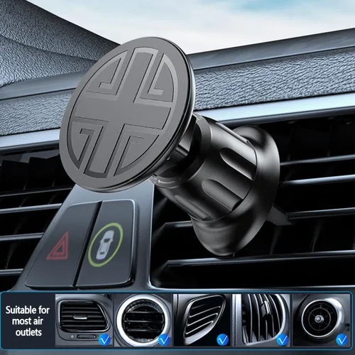 Miniatura 6 de Mandark Soporte Magnético para Teléfono de Coche, Rotación de 360°, Soporte de Smartphone para Rejilla de Ventilación de Auto, Soporte de Clip