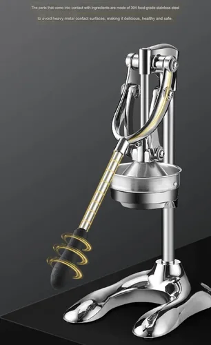 Miniatura 5 de Exprimidor de naranja de hierro fundido de cocina, exprimidor manual de cítricos, exprimidor manual grande, adecuado para naranja, limón, lima, jugo