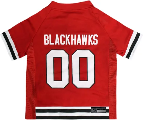 Miniatura 27 de Camiseta NHL Calgary Flames para perros y gatos, talla XL. ¡Deja que tu mascota sea un verdadero fanático de la NHL!