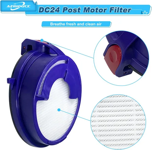 Miniatura 7 de Kits de filtros de vacío para Dyson DC24, DC24 Animal, DC24 Multi-Floor the Ball, Part 919777-02 & 915928-12,1 Filtro Pre Motor y 1 filtro Hepa