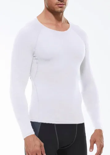 Miniatura 2 de Men's Compression Shirts Long Sleeve, Base-Layer Quick Dry Workout T Shirts Sports Running Tops for Gym