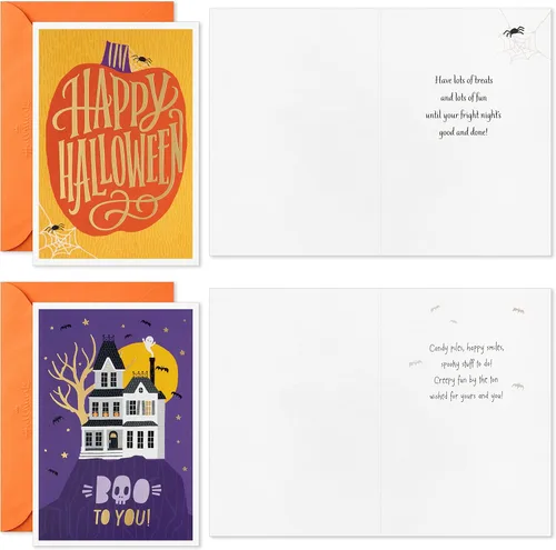 Miniatura 5 de Hallmark Surtido de tarjetas de Halloween, Boo to You (36 tarjetas con sobres)