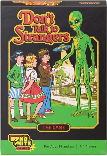 Cryptozoic Entertainment Don't Talk to Strangers - Juego de mesa - 1-4 jugadores - Steven Rhodes Artwork - Dynomite Games
