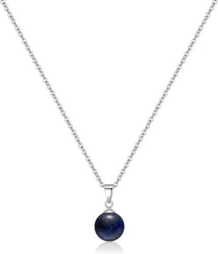Miniatura 16 de Collar de jade natural para mujer, de plata de ley, ajustable, hecho a mano, con dije de jade verde, collar de cristal curativo, regalo de buena