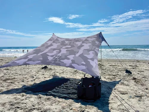 Miniatura 30 de Neso Tienda de Campaña Portátil para Playa Refugio Solar con Anclaje de Arena - Toldo Ligero de Sombra para Playa - Fácil Instalación para Salidas