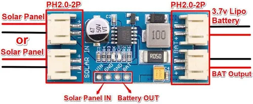 Miniatura 6 de Taidacent CN3791 Cargadores solares MPPT cargador de batería solar 6V 12V MPPT controlador de carga solar 3.7V 4.2V 2A Li módulo de placa de carga