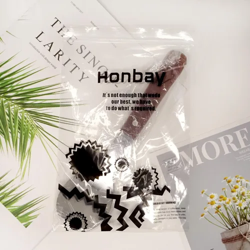 Miniatura 7 de Honbay Cuchara de helado de acero inoxidable con mango de madera para cocina