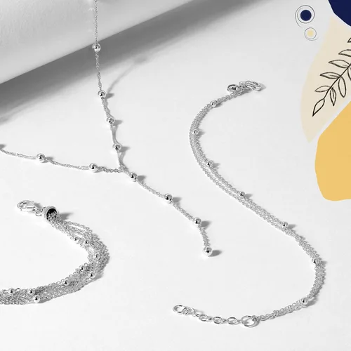 Miniatura 7 de Silpada Collar con cuentas de candelabro en plata de ley 17 pulgadas no conocido
