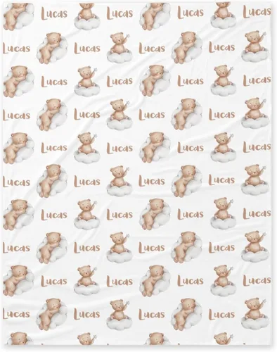 Miniatura 9 de Manta de bebé personalizada, manta de bebé personalizada con nombre para niños y niñas, regalos de bebé para recién nacidos, manta de bebé con Para