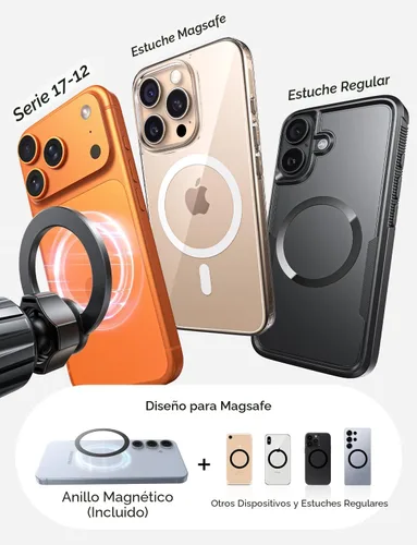 Miniatura 5 de LISEN Soporte magnético para teléfono MagSafe para automóvil, accesorios de automóvil para mujeres y hombres [2025 Ultra], soporte magnético