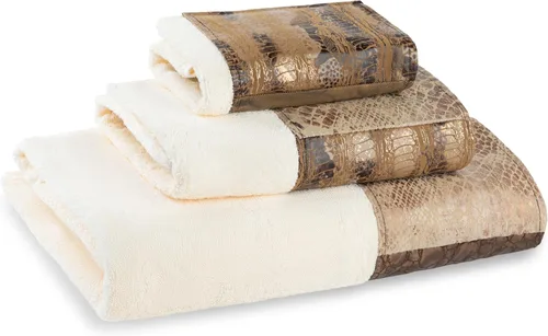 Miniatura 77 de Zahari Home Capri - Juego de toallas de baño de 3 piezas, toalla de baño, toalla de mano y toalla facial, decoración moderna, hermoso diseño único