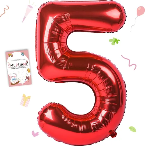 Miniatura 16 de Globos de números de 40 pulgadas del 0 al 9 dorados grandes del número 0, globos digitales para suministros de decoración de celebración de fiesta