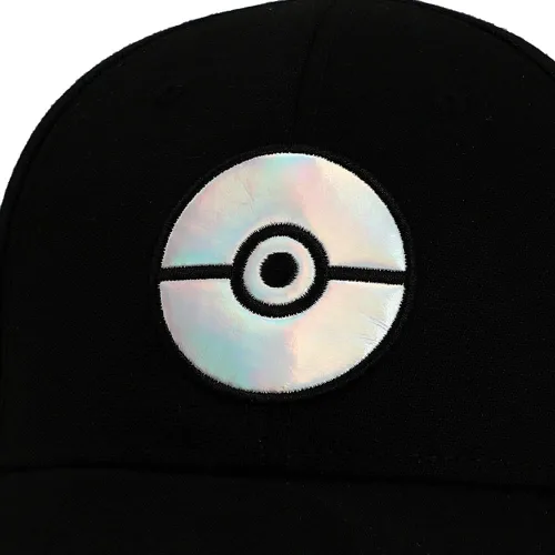 Miniatura 4 de Pokémon - Sombrero holográfico de poliuretano Pokeball negro Elite Flex