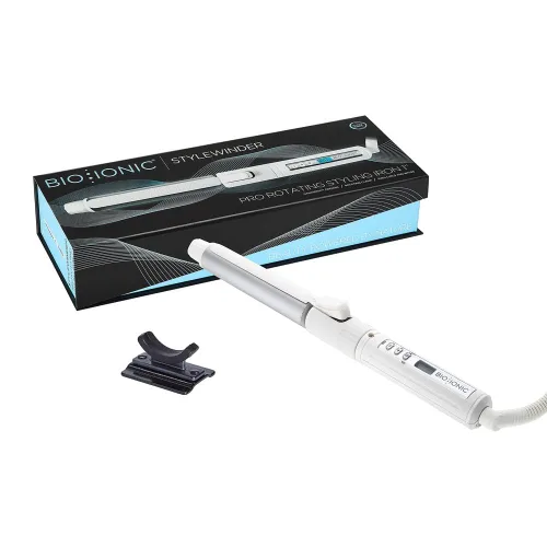 Miniatura 3 de BIO Ionic StyleWinder Professional Rotating Curling Iron - Ceramic Curling Iron, 1 Hour Automatic Shut-Off, 440 °F Temperature Control Curling Wand