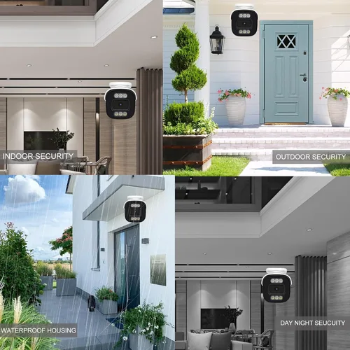 Miniatura 5 de Cámara de seguridad analógica HD 1080P de 2.0MP (híbrido 4 en 1 HD-CVI/TVI/AHD/960H CVBS analógico) para interiores y exteriores, 6 LED IR, ICR