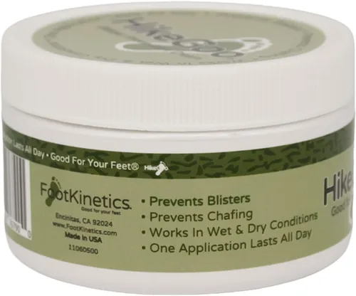 Miniatura 2 de Foot Kinetics HikeGoo Crema de prevención de ampollas para senderismo y mochilero, crema de larga duración, resistente al sudor, evita rozaduras