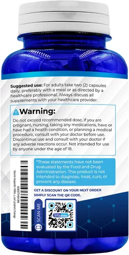 Miniatura 3 de We Like Vitamins Diosmina Hesperidina 1000 mg – 180 cápsulas – Suministro para 90 días – Suplemento de diosmina y hesperidina – Ayuda a apoyar