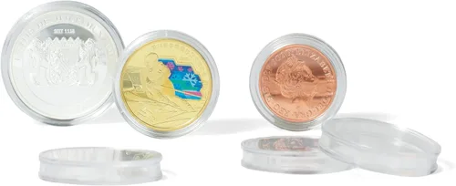 Miniatura 4 de Leuchtturm Lighthouse - Round Coin Capsules - Scratch-Resistant Protection for 19 mm Coins - Pack of 100
