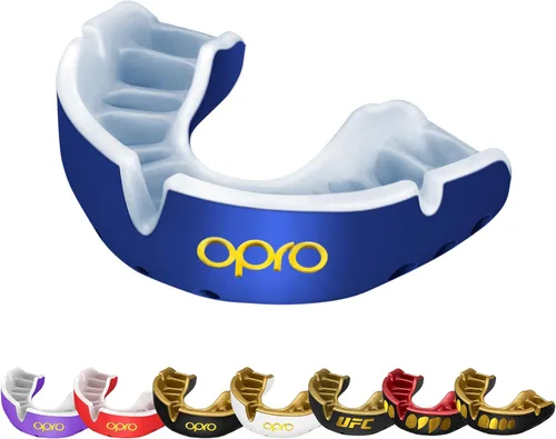 Miniatura 21 de OPRO Protector bucal Gold Level - Protector bucal moldeable con ajuste cómodo de primera calidad y protección multicapa para boxeo, artes marciales