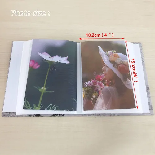 Miniatura 3 de Álbum de fotos con capacidad para 100 bolsillos, 4 x 6 pulgadas, álbum de fotos para niños, álbum de fotos para niños (automóvil vintage)